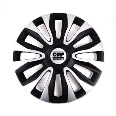 Afbeelding van Hubkap OMP OMPS07011512 Zilverkleurig Zwart 15&quot;