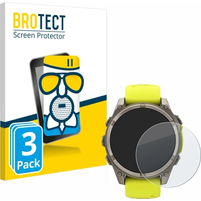 Afbeelding van BROTECT Screenprotector voor Garmin Fenix 8 Solar (47 mm) Folie Beschermfolie Beschermglas matte (3 Stuks)