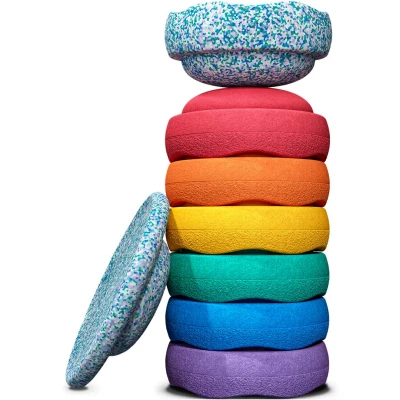 Afbeelding van Stapelstein winter special rainbow complete classic 7 + 1 gratis