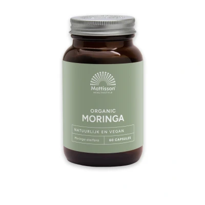 Afbeelding van Mattisson Biologisch Moringa Blad 400mg 60 capsules