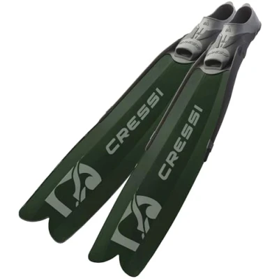 Afbeelding van Cressi Modular Boost fijn groen, lange vin, ideaal voor gemiddeld en gevorderd vrij duiken onderbessenvissen, uniseks, volwassenen, 36/37