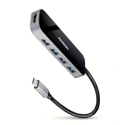 Afbeelding van AXAGON HMC 6H4A 4x USB A + HDMI, C 3.2 Gen 1 hub, PD 100W, 20cm cable