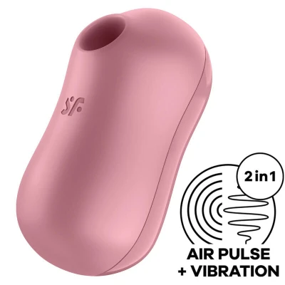 Afbeelding van Satisfyer Cotton Candy Luchtdruk Vibrator Rood
