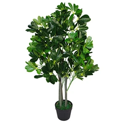 Afbeelding van Leaf Design UK Arboricola Paraplu, donkergroen, extra groot, 95 cm