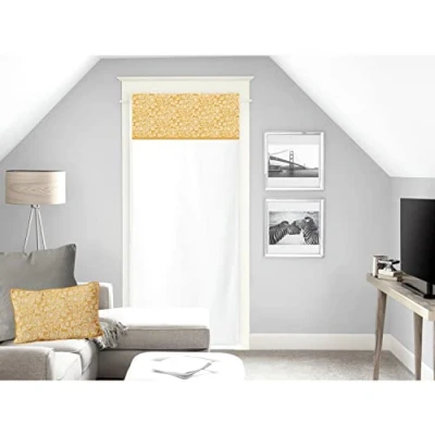 Image de Brise bise pur coton 60x120 cm VINTAGE moutarde par Soleil d&#039;Ocre