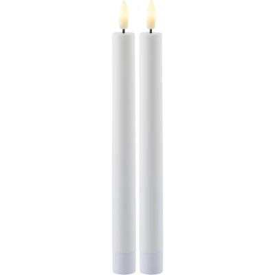 Afbeelding van Sirius Sille Tall LED kaars 25 Cm Set Van 2 Wit