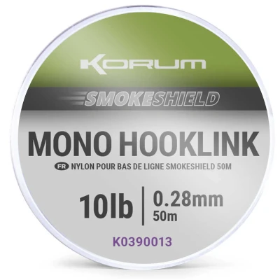 Afbeelding van Korum Smokeshield Mono Hooklink 50m Maat : 8lb 0.26mm