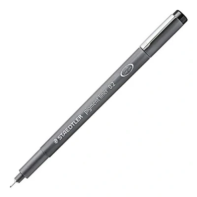 Afbeelding van STAEDTLER Viltstift met fijne punt, pigmentliner, zwart, lijnbreedte 0,2 mm