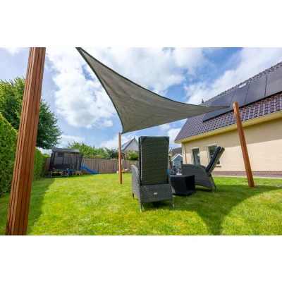 Afbeelding van Wovar Schaduwdoek Driehoek 600 cm Antraciet 320gr/m2 Per Stuk