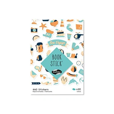 Image de Autocollants Book Stick A6 Voyage 660 pcs