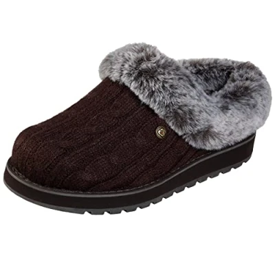 Afbeelding van Skechers Keepsakes Ice Angel damesslippers, Chocolade