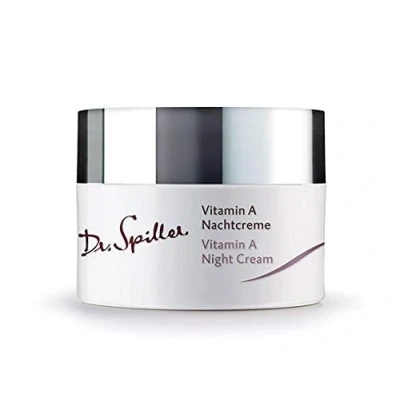 Afbeelding van Dr. Spiller Vitamine A nachtcrème voor de veeleisende en regeneratieve huid intensief gladmakend effect met zonnebloempitolie jojoba olie