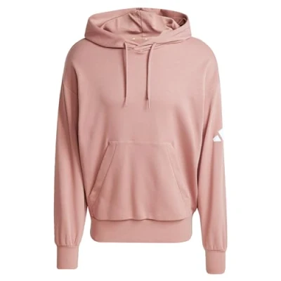 Afbeelding van adidas Sportswear Essentials LOSE FIT Three BAR Hoodie Warm clay white, Heren, Maat: Large, white