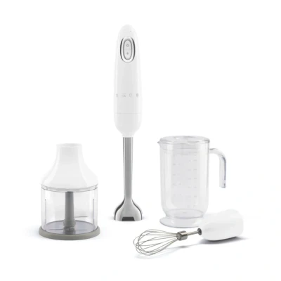 Afbeelding van Smeg Hbf03wheu Handblender 700 W Turbo Functie 5 Snelheden Met Accessoires Wit