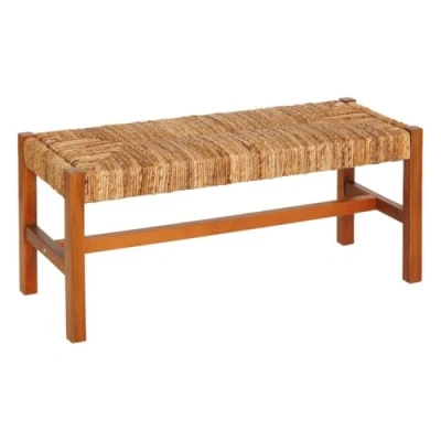 Afbeelding van Atmosphera Natuurlijk Hout Bankje 102x38x46cm Bruin