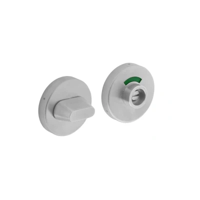 Afbeelding van Intersteel Toiletgarnituur RVS 8mm staal verdekt Ø52x10 mm stiftbediening