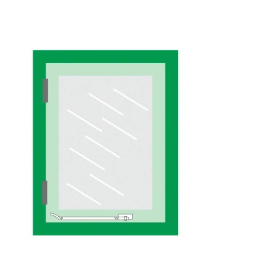 Afbeelding van Axa Raamuitzetter Habilis lengte 355mm buitendraaiend RVS zwart voor draairaam smal kozijnhout 2635 31 81/E