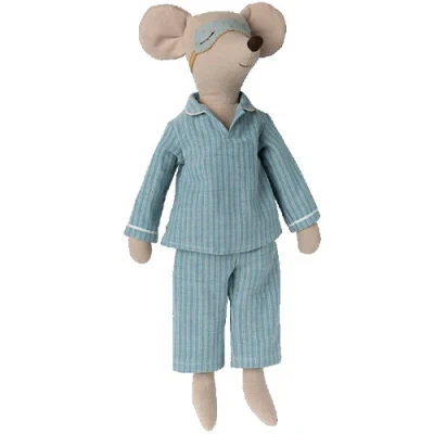 Afbeelding van Maileg knuffelmuis in pyjama maxi 50 cm