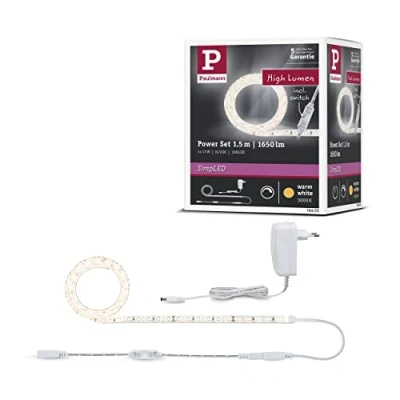 Afbeelding van Paulmann SimpLED 78955 LED strip complete set Met connector (male) 24 V 1.5 m Warmwit 1 stuk(s)