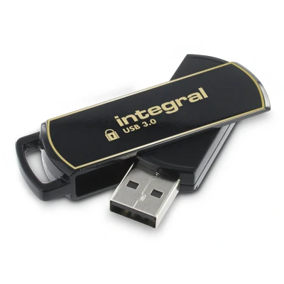Afbeelding van Integral 360 Secure Usb 3.0 Stick, 128 Gb stick