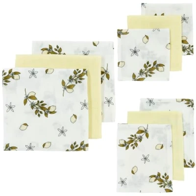 Afbeelding van Meyco Baby Lemon starterset 9 pack hydrofiel soft yellow