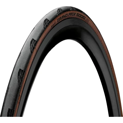Afbeelding van Continental Grand Prix 5000 Bicycle Tire Unisex Volwassenen, Zwart/Transparant, 700 x 28C