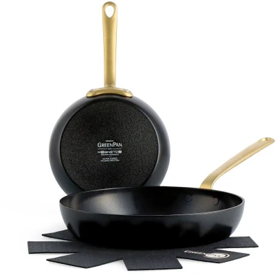 Afbeelding van GreenPan Craft 2 delige koekenpannenset 20cm &amp; 28cm met gratis pannenbeschermer
