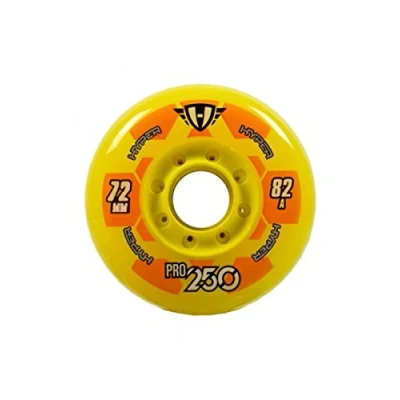 Afbeelding van Skatewielen 72 MM 82A Hyper Pro 250 geel 4 pack