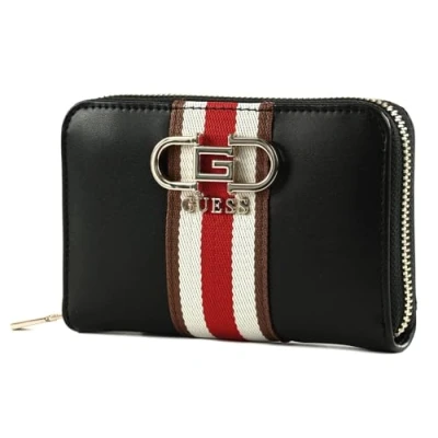 Afbeelding van Guess Nelka Peony Portemonnee, Dames, Maat: One Size, Zwart