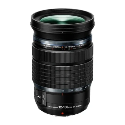 Image de Objectif hybride Om System M.Zuiko Digital ED 12 100 mm F4.0 IS PRO Noir pour Monture Micro 4/3