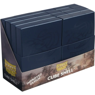 Afbeelding van Dragon Shield Cube Shell Midnight Blue (8 stuks)