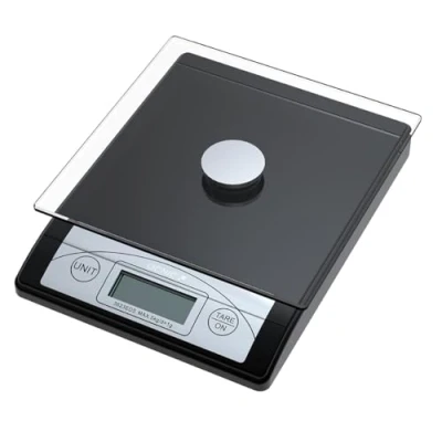 Afbeelding van GENIE 3623 EDS digitale brieven en keukenweegschaal 5000 gram LCD display Weegplateau van gehard glas