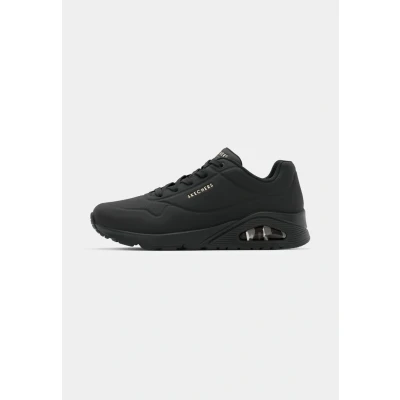 Afbeelding van Skechers Wide Fit UNO Sneakers laag, Dames, Maat: 39, Black Pu