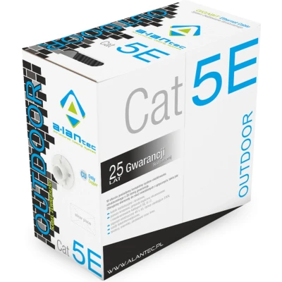 Afbeelding van Stevige UTP netwerkkabel categorie 5e Alantec KIF5OUT305 305 m