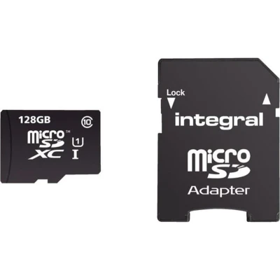 Afbeelding van Geheugenkaart Integral Micro SDXC class10 128GB