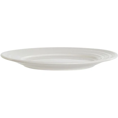Afbeelding van Eetbord DKD Home Decor Wit Porselein 19 x 2 cm