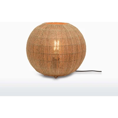 Afbeelding van GOOD&amp;MOJO Tafellamp Iguazu Jute Ø32cm Bruin