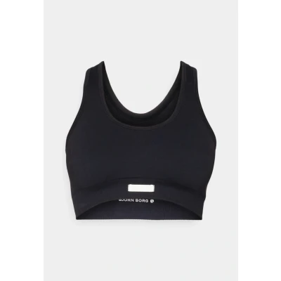 Afbeelding van Björn Borg Studio Seamless LOW BRA Sportbh met light support, Dames, Maat: L/XL, Black beauty