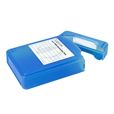 Afbeelding van Afsluitbare bescherm box voor 3,5&#039;&#039; HDD / blauw