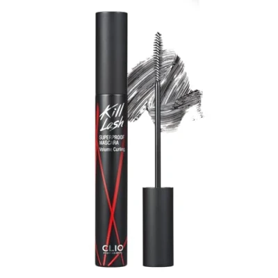 Afbeelding van Clio Kill Lash Superproof Mascara 02 Volume Curling voor dicht gebruik duurzaam, waterdicht, vuilafstotend, zwart