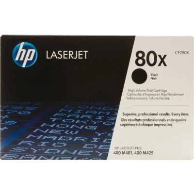 Afbeelding van HP 80X originele high capacity zwarte LaserJet tonercartridge (CF280X)