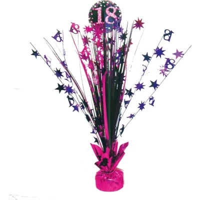Afbeelding van Centerstuk Sparkling 18 zwart roze