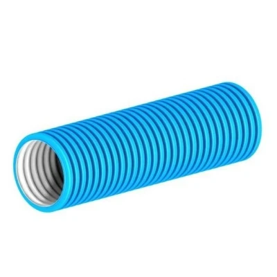 Afbeelding van Burgerhout HB plus kunststof blauw toevoer Rol a 50 meter Ø75mm