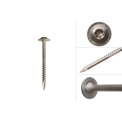 Afbeelding van Tellerkopschroeven RVS A4 6.0 x 60 mm Torx 25 Doos 100 Stuks