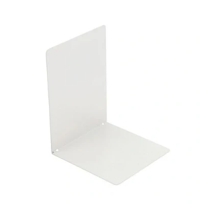 Afbeelding van V part Boekensteun Metaal, Set Van 2 Stuks, Lichtgrijs