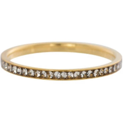 Afbeelding van Zirconia crystal iXXXi Vulring 2 mm Gold / 17