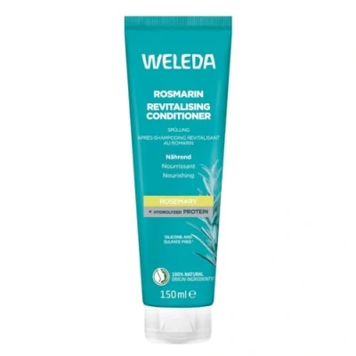 Afbeelding van WELEDA Biologische conditioner met rozemarijn natuurlijke cosmetica jojoba olie, rozemarijnolie en arginine voor glans volume zonder