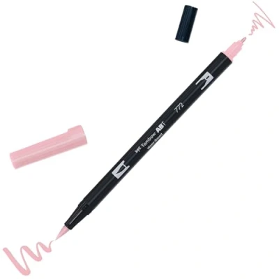 Image de Tombow ABT 772 Feutre pinceau à 2 pointes Rose pâle