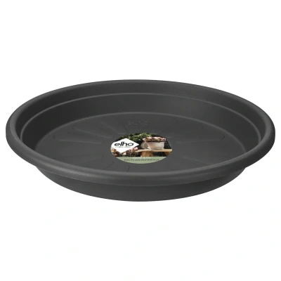 Afbeelding van Elho Uni Schotel Rond Grijs Plantenschotel ø35 cm