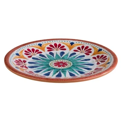 Afbeelding van APS Arabesque 84684 bord van melamine, terracotta, Ø 21,5 cm, hoogte 2 cm